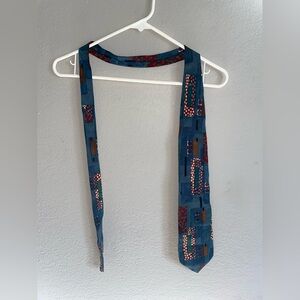Vintage Bugatti silk neck tie